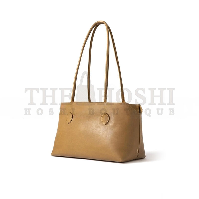 The R0w TERRASSE LEATHER TOTE W1292L72MUSHG (33*20.3*17.8cm) Master Quality